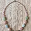 Beryl Tumbles and Pink Quartz Necklace - Image 2