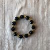 Black Agate Stretchy Bracelet - Image 2