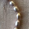 Peach Freshwater Rice Pearl Stretchy Bracelet - Image 3