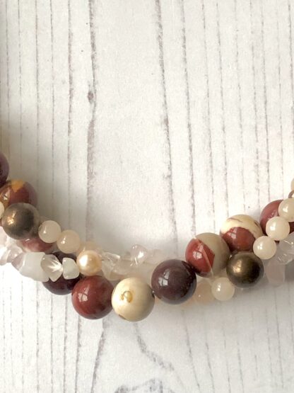 Image for Twisted gemstone necklace 3