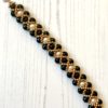 Black Spinel, Shell Pearl and Seed Bead Bracelet - Image 2