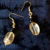Citrine and Black Agate Earrings - Image 2