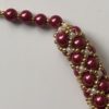 Kiss Kross Reddish-Pink Shell Pearl and Seed Bead Necklace - Image 3