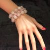 White Quartz Stretchy Bracelet - Image 4