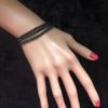 Multi Strand Black Spinel Bracelet