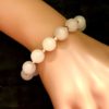 White Quartz Stretchy Bracelet