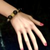 Black and Gold Stretchy Bracelet