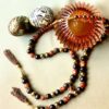 Image for Carnelian obsidian and haematite necklace 1