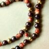 Image for Carnelian obsidian and haematite necklace 2