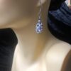 Image for Kiss Kross pale grey and blue earrings 4