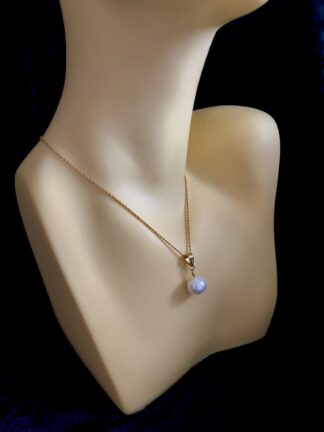 Image for bell end freshwater pearl pendant 1