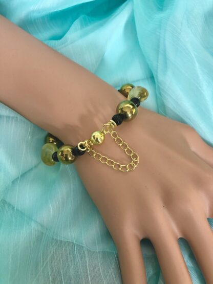 Image for citrine and black agate bracelet 3
