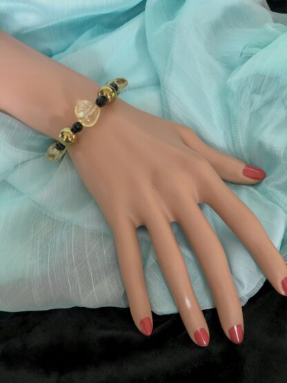 Image for citrine and black agate bracelet 5