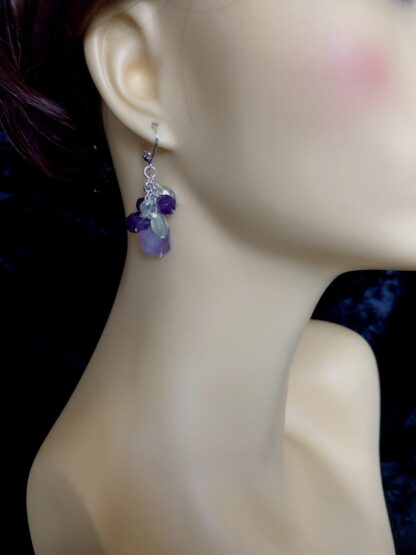 Image for fluorite heart earrings 6