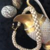 Image for Kiss Kross Cream Shell and Gold Necklace 1