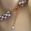 Image for Kiss Kross Cream Shell and Gold Necklace 2
