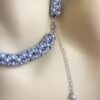 Image for Kiss Kross pale grey and blue necklace 4