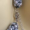 Image for Kiss Kross pale grey and blue necklace 5
