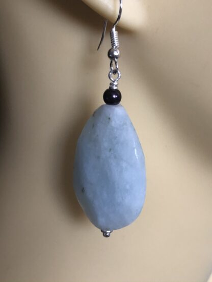 Image for milky aquamarine earrings 3