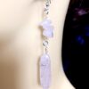Image for pale pink quartz earrings 2