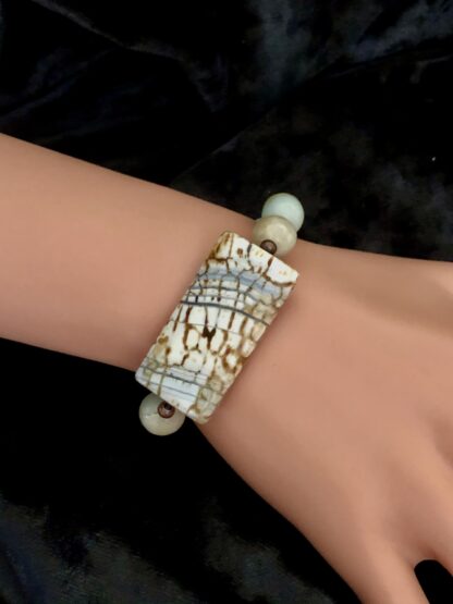 Image for Cappuccino agate bracelet 2