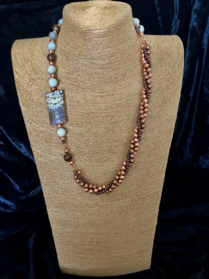 Image for Cappuccino agate necklace 2