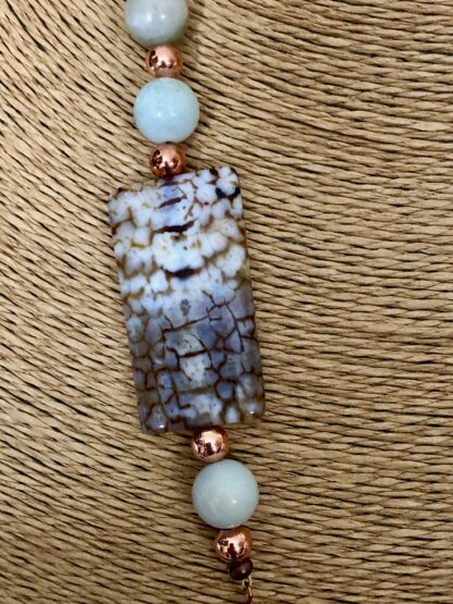Image for Cappuccino agate necklace 3