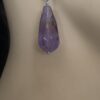 Image for Faceted amethyst drop and silver earrings 3