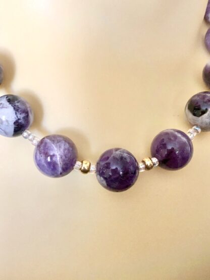 Image for Marble amethyst necklace 2