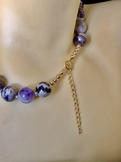 Image for Marble amethyst necklace 3