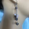Image for Moonstone and pearl earrings 2