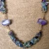 Image for Fluorite and Amethyst necklace 5