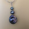 Image for Peacock Pearl Coin Pendant 3