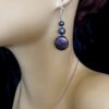 Image for Peacock Pearl Coin Earrings 3
