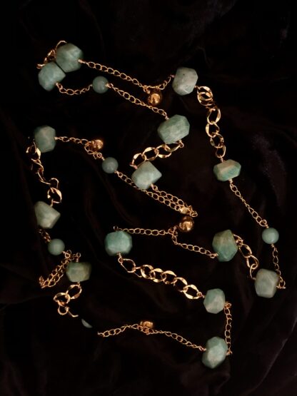 Image for Amazonite mixed chain necklace 4