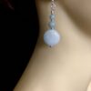 Image for Burmese Jadeite Coin Earrings 2