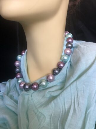 Image for Coloured pearl necklace 3