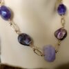 Image for Mother of Pearl and Amethyst necklace 5