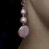 Image for Shell Pearl Coin Earrings 4