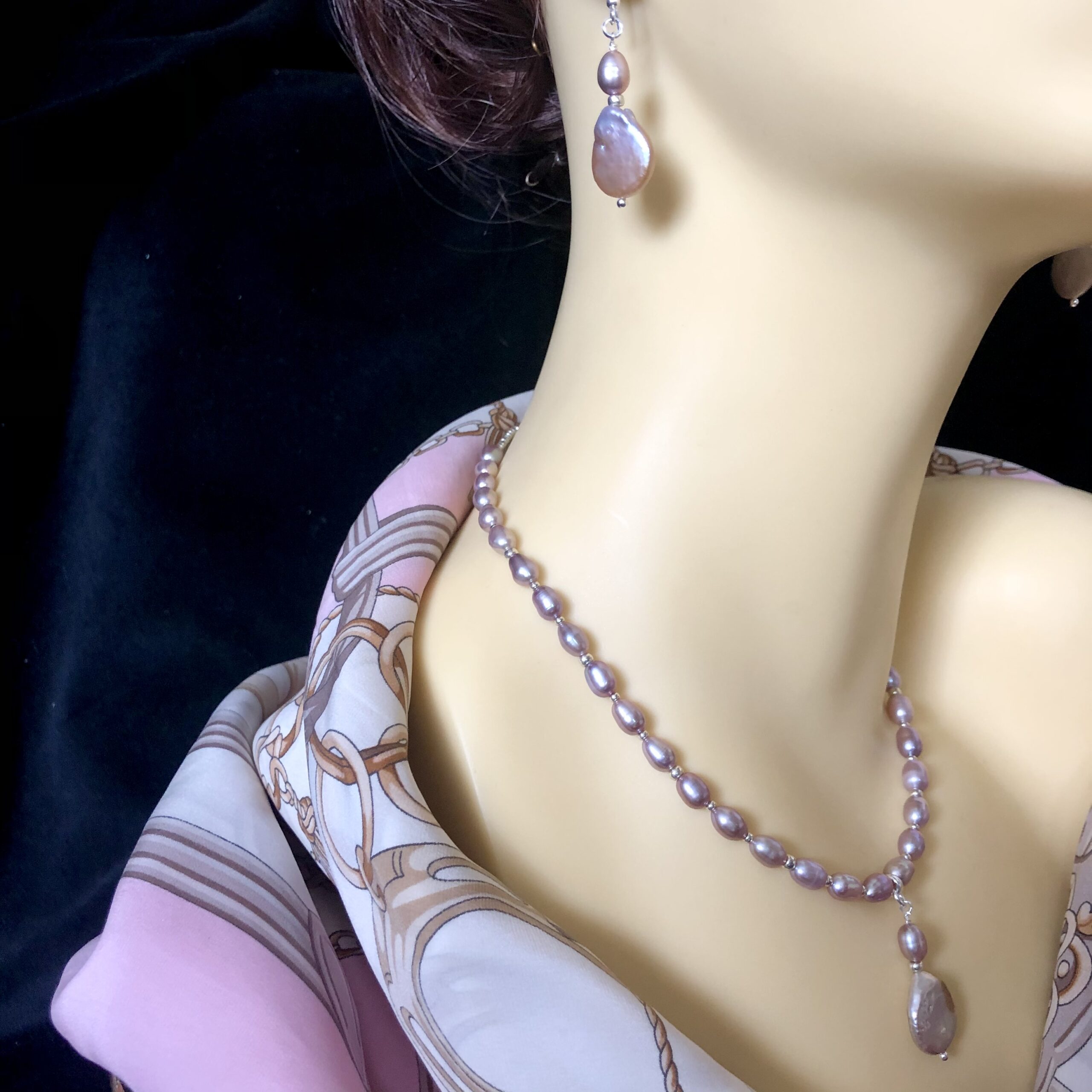 Statement Pink Baroque Pearl Necklace – PEARL-LANG®