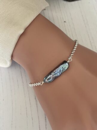 Image for Peacock biwa pearl bracelet 1