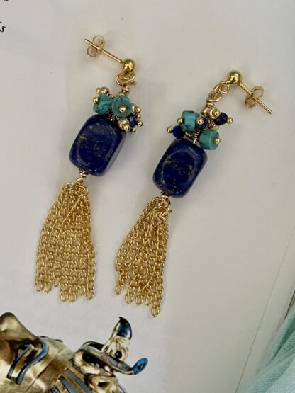 Image for Cleo Chain Earrings 2