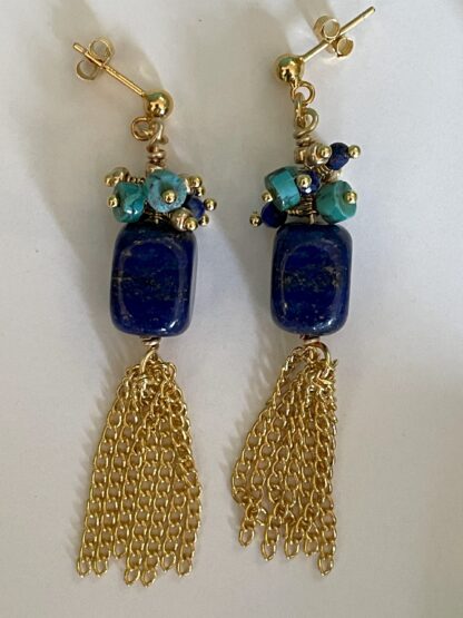 Image for Cleo Chain Earrings 3