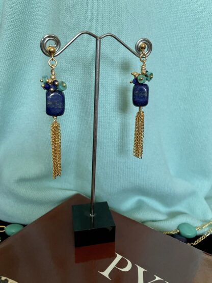 Image for Cleo Chain Earrings 4