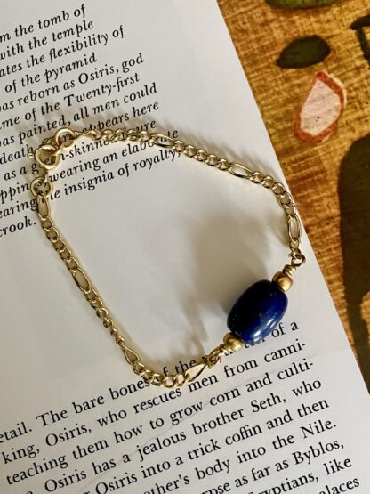 Image for Cleo Lapis Lazuli Bracelet 1