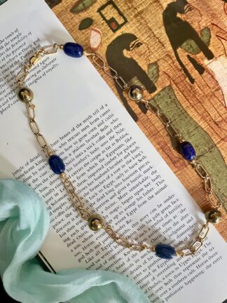 Image for Cleo Lapis Lazuli Necklace 1
